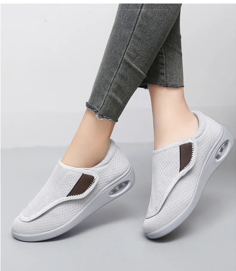 New Orthopedics Wide Feet Swollen Shoes Unisex Fashion Sneakers Outdoor Walking Women Casual Shoes Big Size Men's Diabetes Shoes