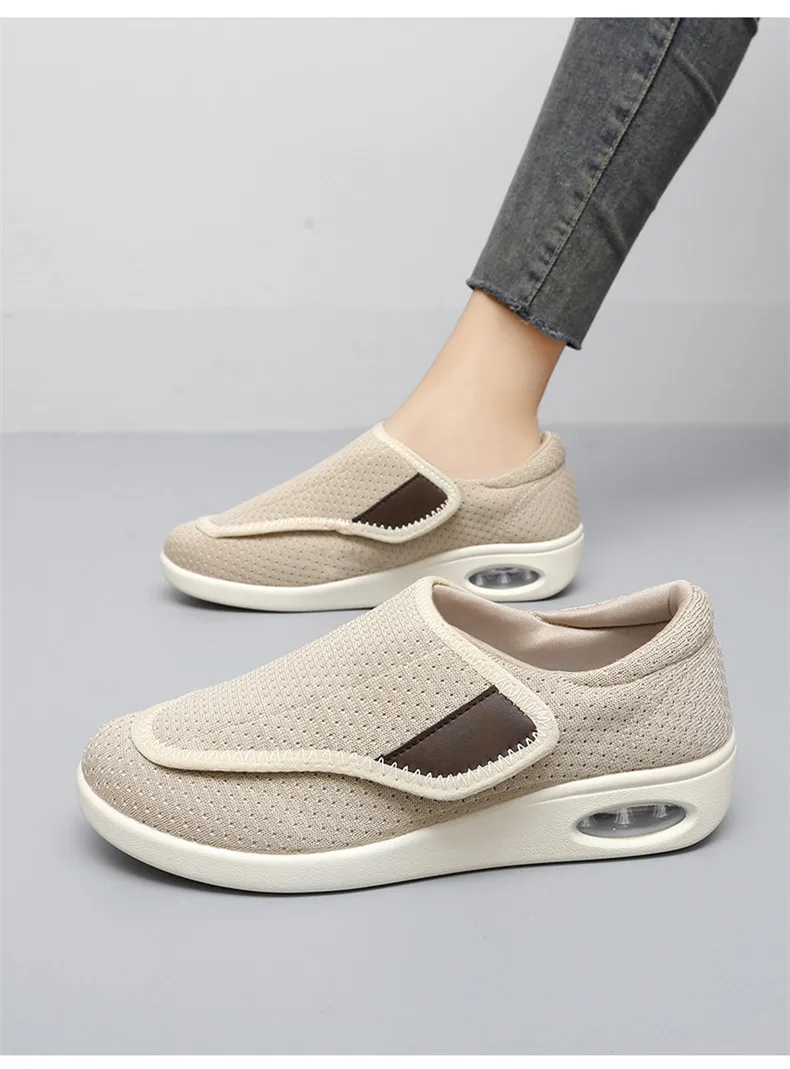New Orthopedics Wide Feet Swollen Shoes Unisex Fashion Sneakers Outdoor Walking Women Casual Shoes Big Size Men's Diabetes Shoes