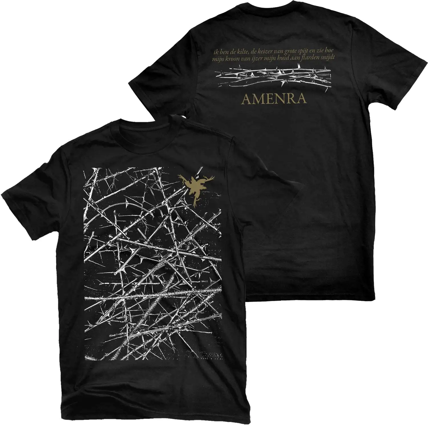 Amenra De Doorn Heavy Metal Rock Music Art Style Summer Casual T-Shirt Men's and Women's Luxury Brand Top 2026 New