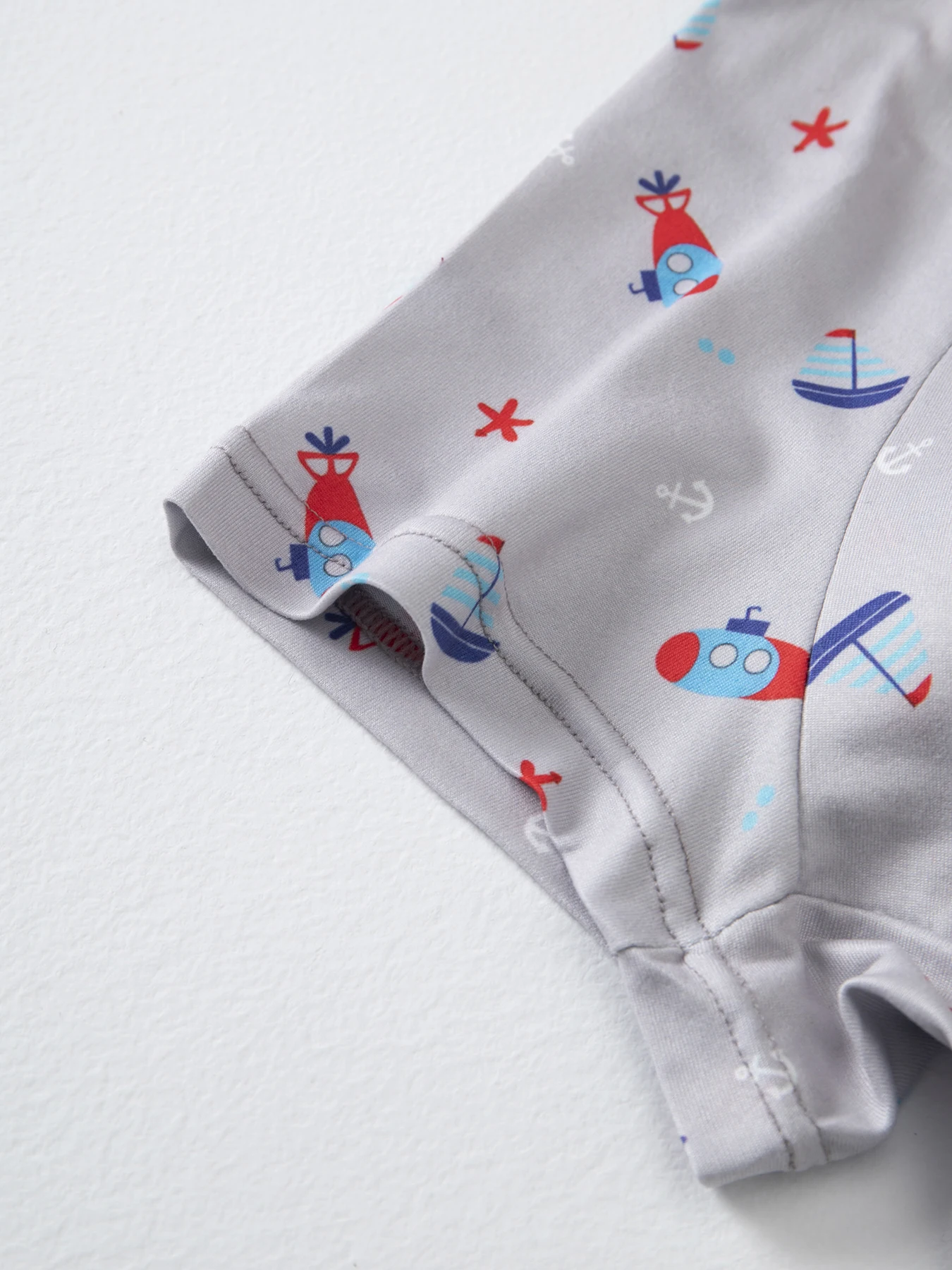 4 Pieces of Cute Cartoon Elastic Waisted Underwear for Boys in All Seasons, Comfortable Boxer Shorts, Multi-Color Home Shorts