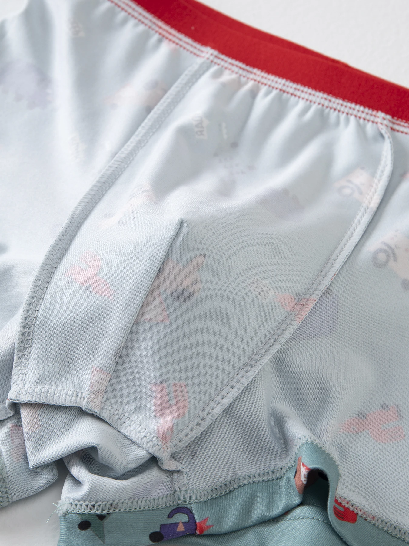 4 Pieces of Cute Cartoon Elastic Waisted Underwear for Boys in All Seasons, Comfortable Boxer Shorts, Multi-Color Home Shorts