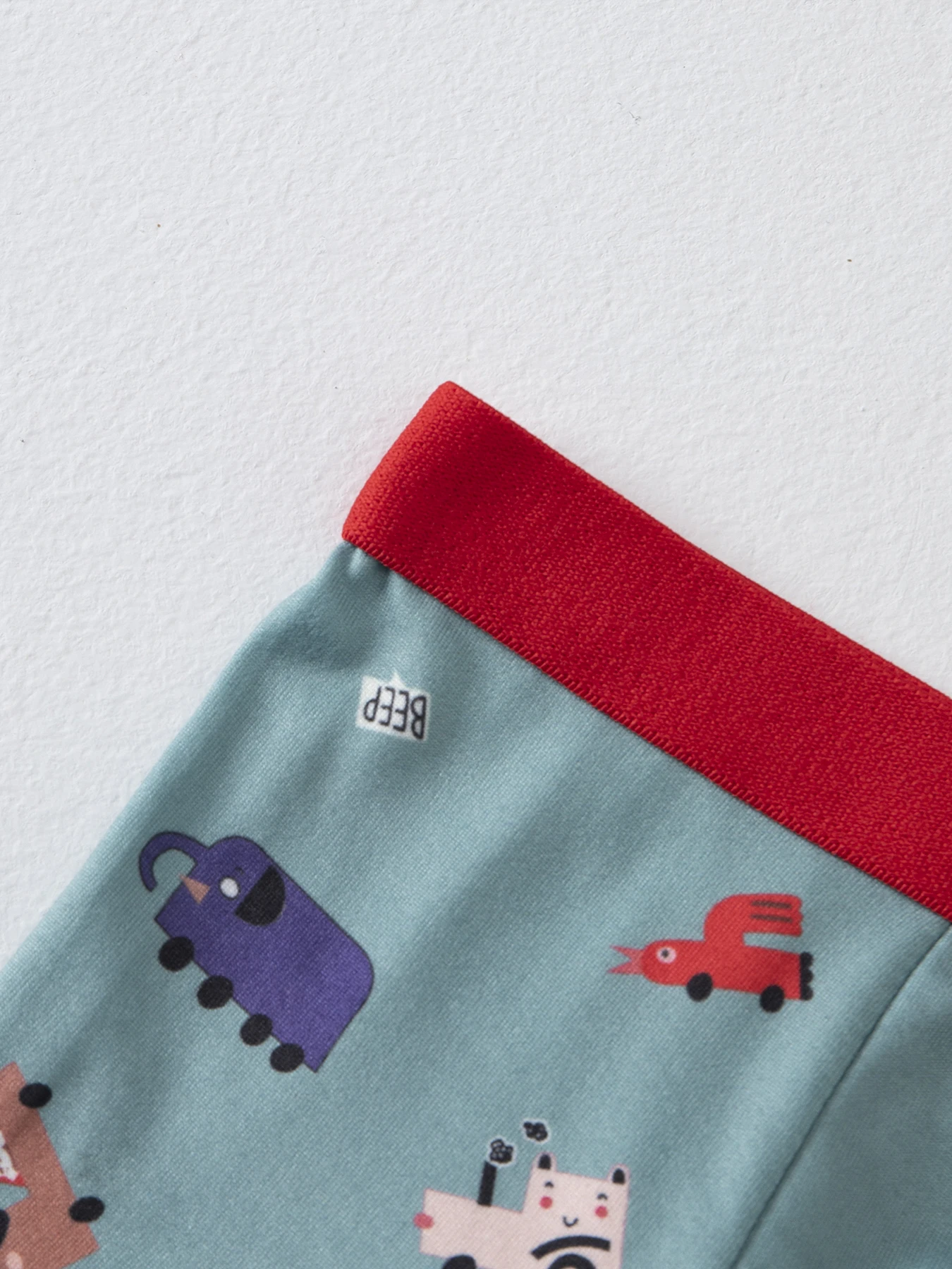 4 Pieces of Cute Cartoon Elastic Waisted Underwear for Boys in All Seasons, Comfortable Boxer Shorts, Multi-Color Home Shorts