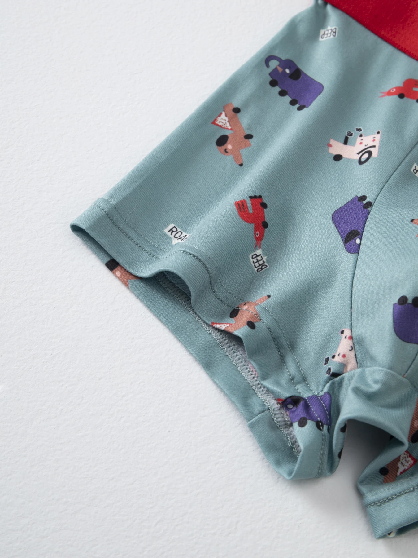 4 Pieces of Cute Cartoon Elastic Waisted Underwear for Boys in All Seasons, Comfortable Boxer Shorts, Multi-Color Home Shorts