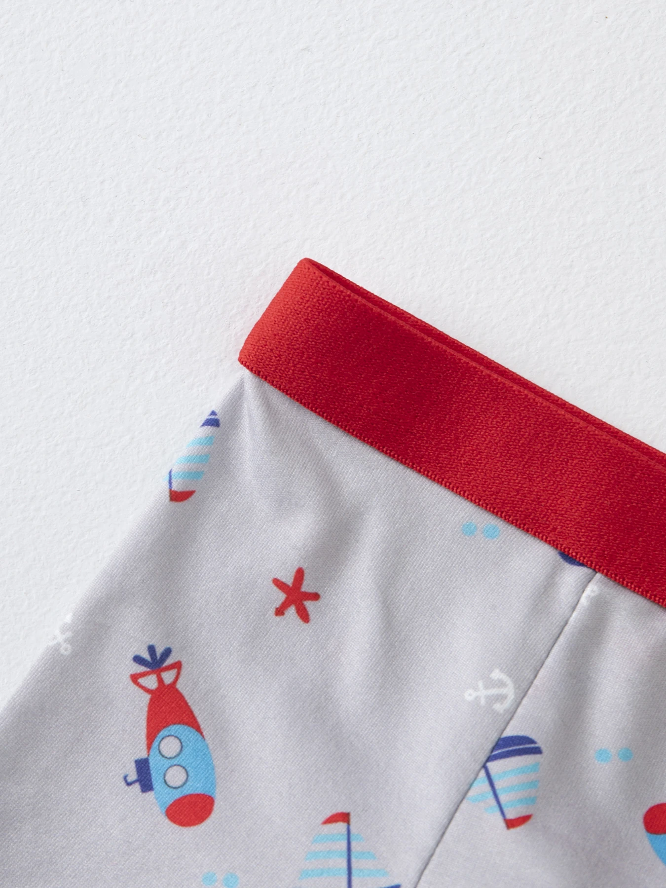 4 Pieces of Cute Cartoon Elastic Waisted Underwear for Boys in All Seasons, Comfortable Boxer Shorts, Multi-Color Home Shorts
