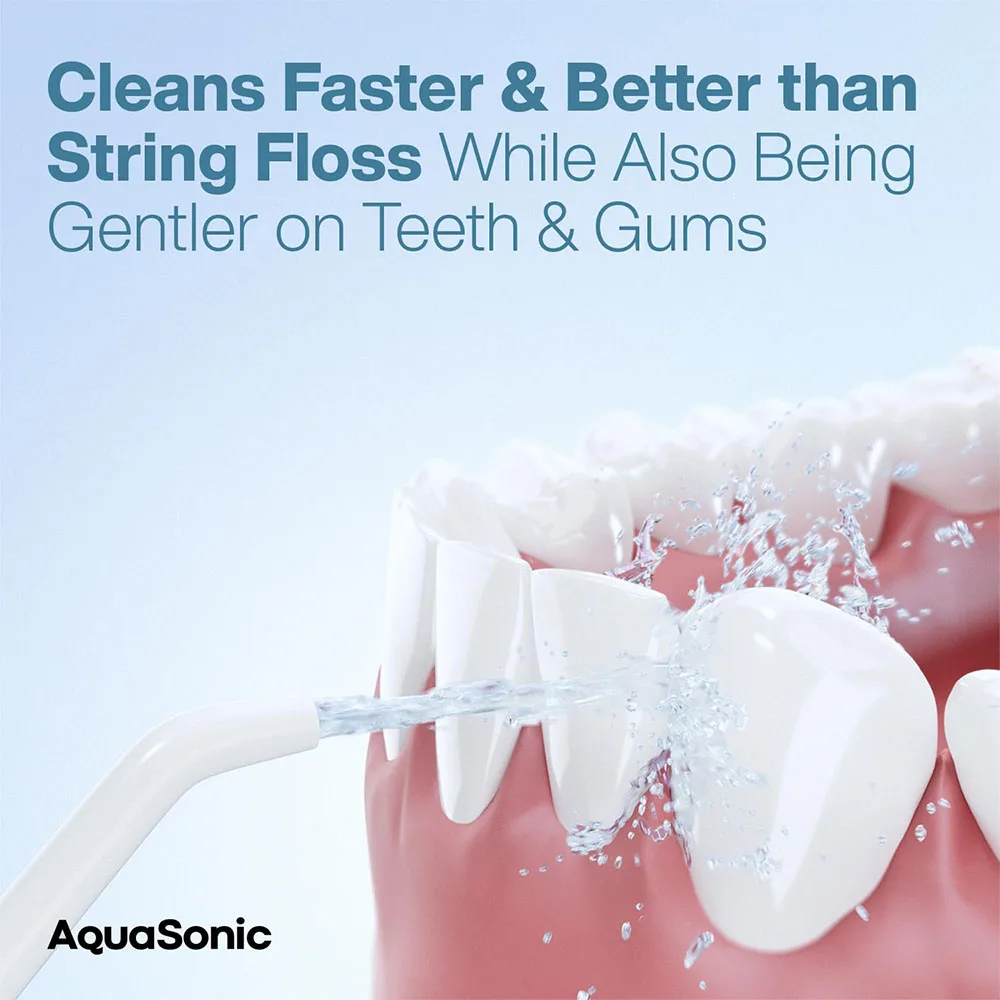 Water Flossers Portable Dental Irrigator Cordless Floss Irrigators Jet Rechargeable Oral Flossers Black Sets for Adults Braces