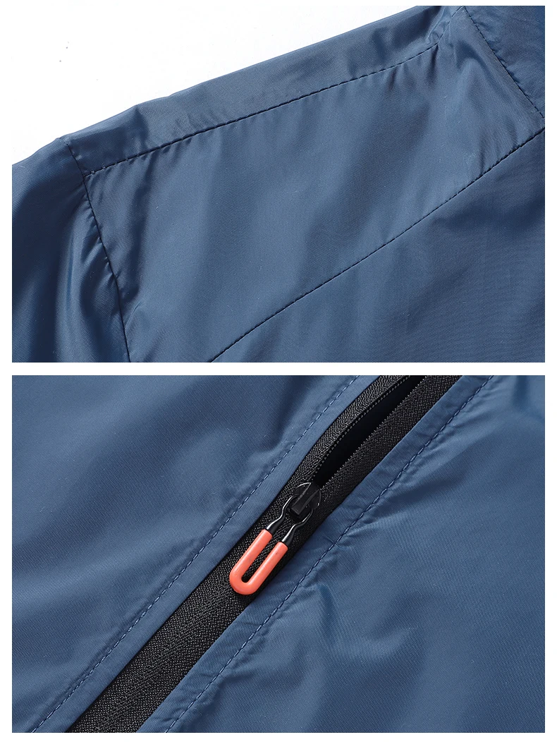 UPF50+ Sunscreen Coats Men's Breathable Sports Waterproof Jacket Summer UV Protection Outdoor Fishing Skin Clothing Skin Jackets