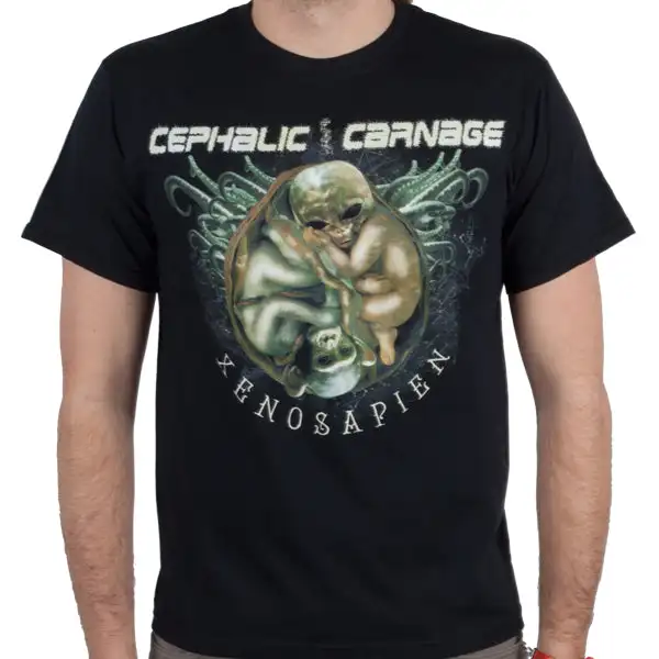 New 2026 Cephalic Carnage Exploiting Dysfunction Band Graphic Tee 100% Cotton Round Neck Casual Unisex T-shirt Summer Top