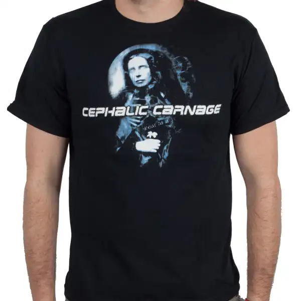 New 2026 Cephalic Carnage Exploiting Dysfunction Band Graphic Tee 100% Cotton Round Neck Casual Unisex T-shirt Summer Top