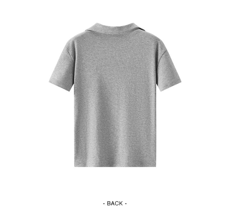 Semir Women Polo Shirt Short Length Ruched Slim Fit Standard Shoulder Cool Feeling 2026 Summer Temperament Versatile Fashion Top