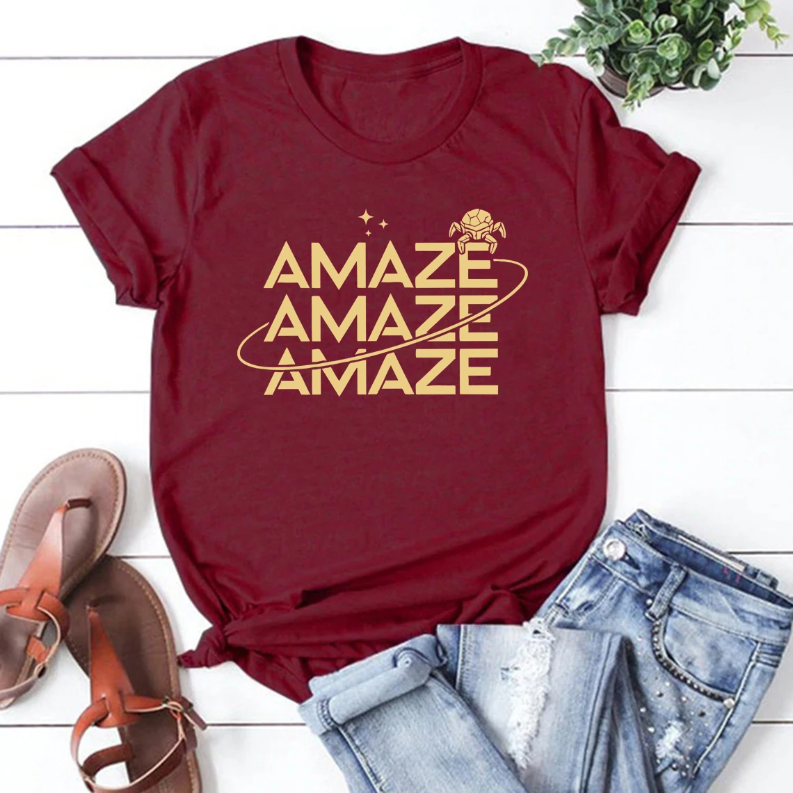 Amaze Unisex T-Shirt Project Hail Mary Rocky Inspired Sci Fi Shirt Short Sleeve Graphic T Shirts Funny Space Quote Tshirt Tops