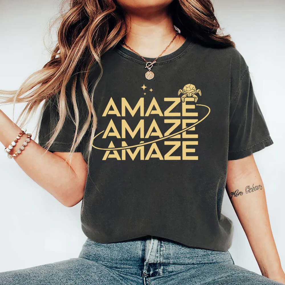 Amaze Unisex T-Shirt Project Hail Mary Rocky Inspired Sci Fi Shirt Short Sleeve Graphic T Shirts Funny Space Quote Tshirt Tops