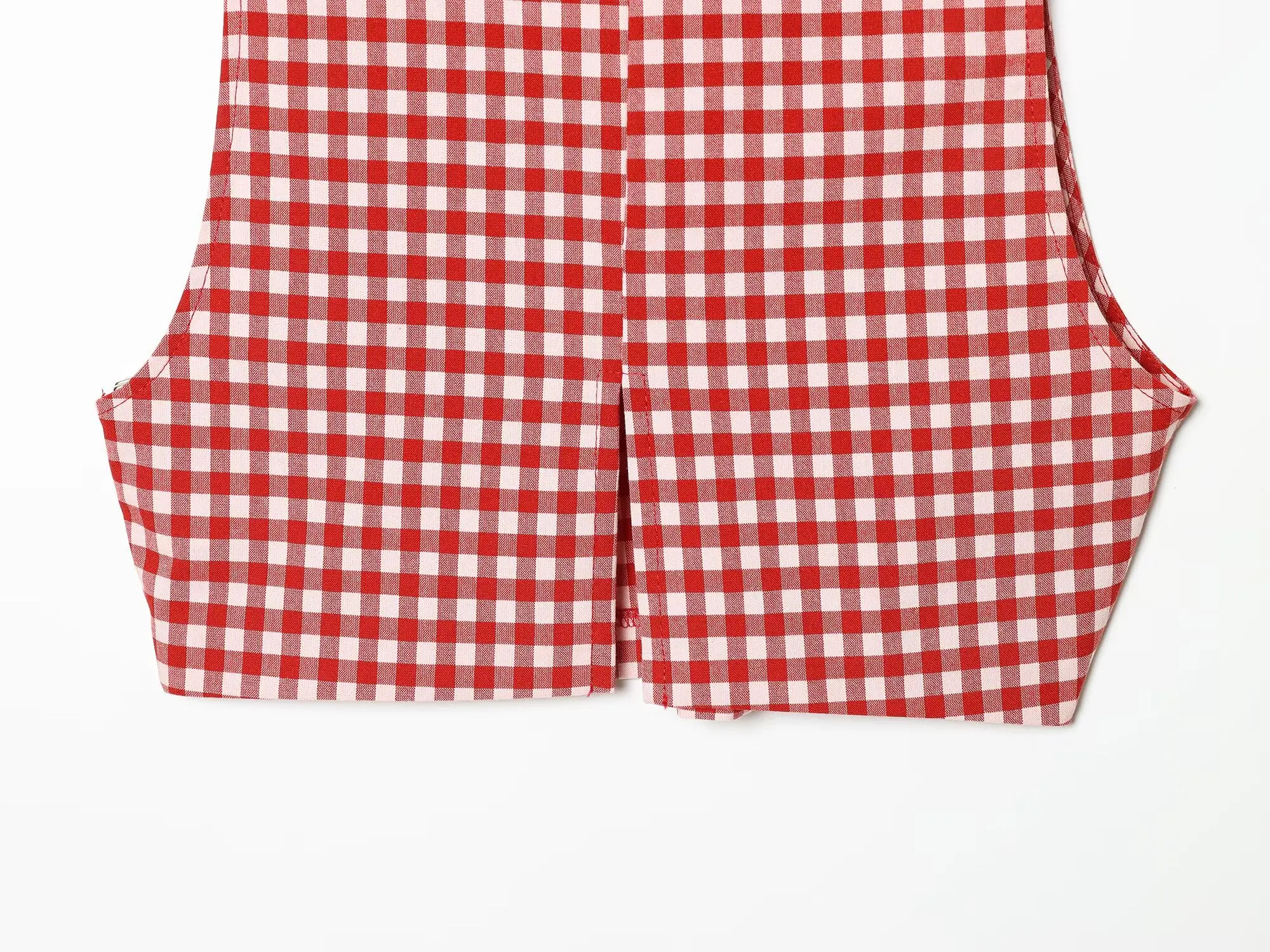 KONDALA Trendy Street Plaid Vest Set Women Chic Tank Top, Slim Capris Pants 2026 Spring Summer Fashion Holiday Casual Pants Set