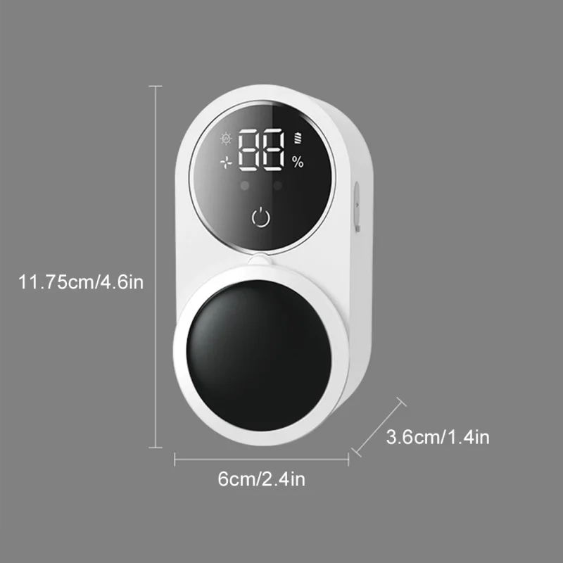 Mini Portable Rechargeable Travel Toothbrush Sterilizer Induction Switch with Charge Display UV Toothbrush Sterilizer Case