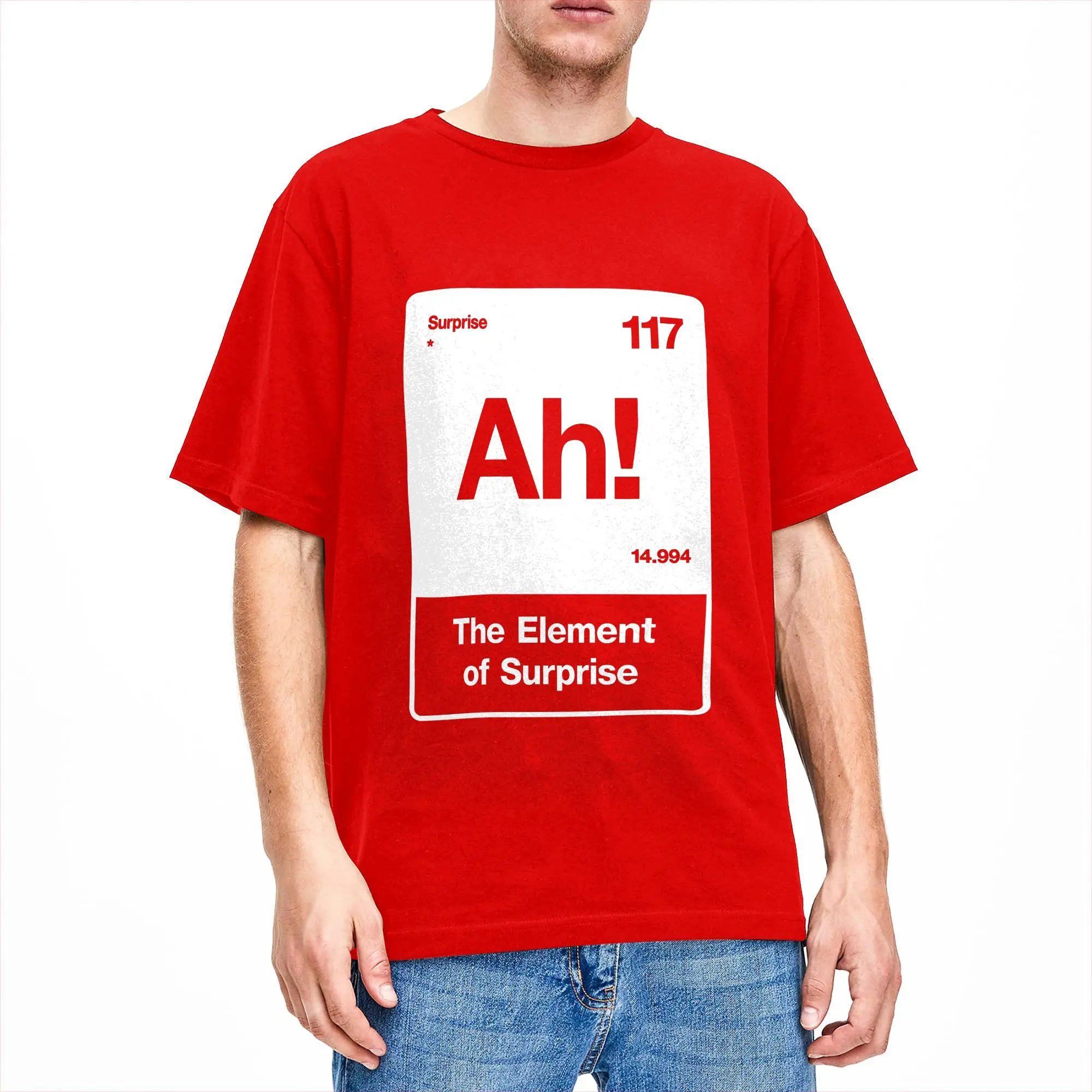 Vintage T Shirt Summer Ah The Elements of Surprise Project Hail Mary Novelty T-Shirts Cotton Tshirt for Male Y2K Basic Clothing