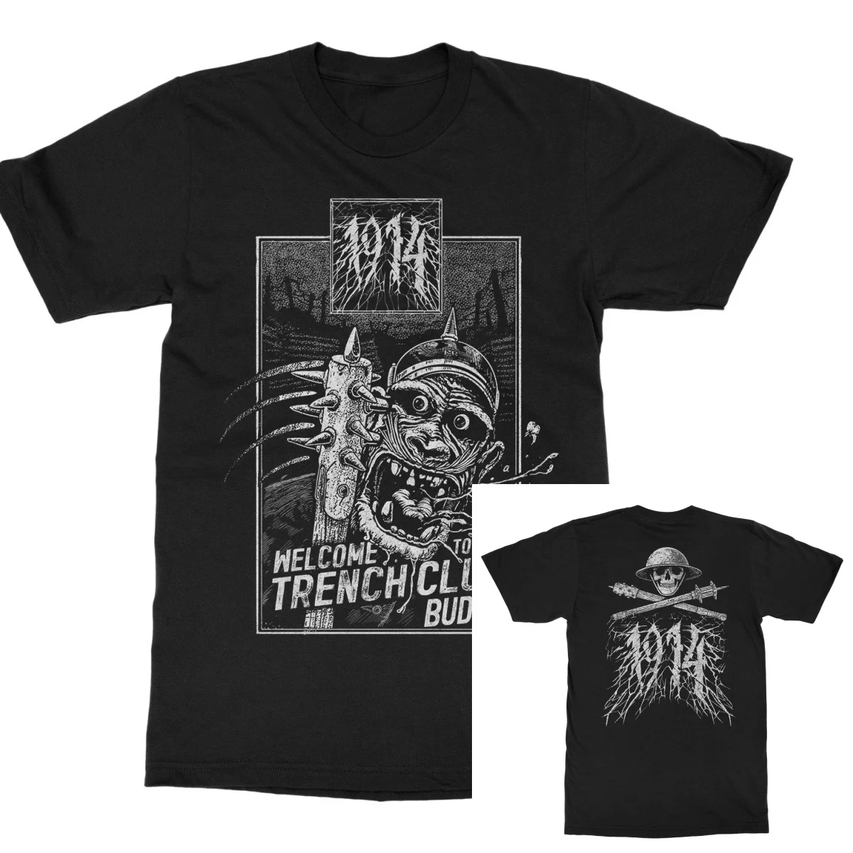 1914 Where Fear and Weapon Meet Band T-Shirt 100% Cotton Graphic Tee Men Women Summer Streetwear Top