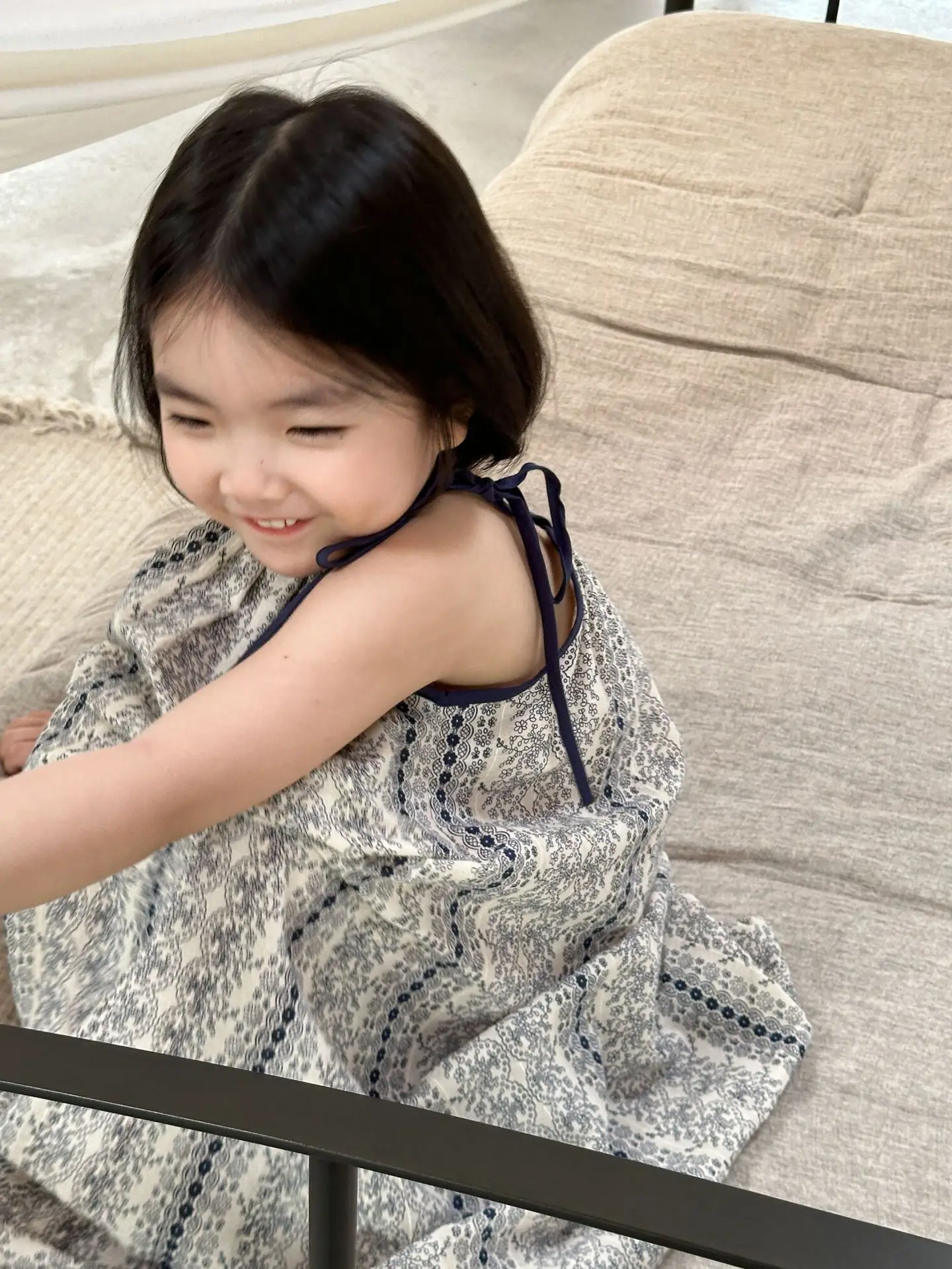 Girls Casual Dresses Summer New Korea Childrens Clothing Korean New Lovely Fragmented Flowers Loose Fashion Striped