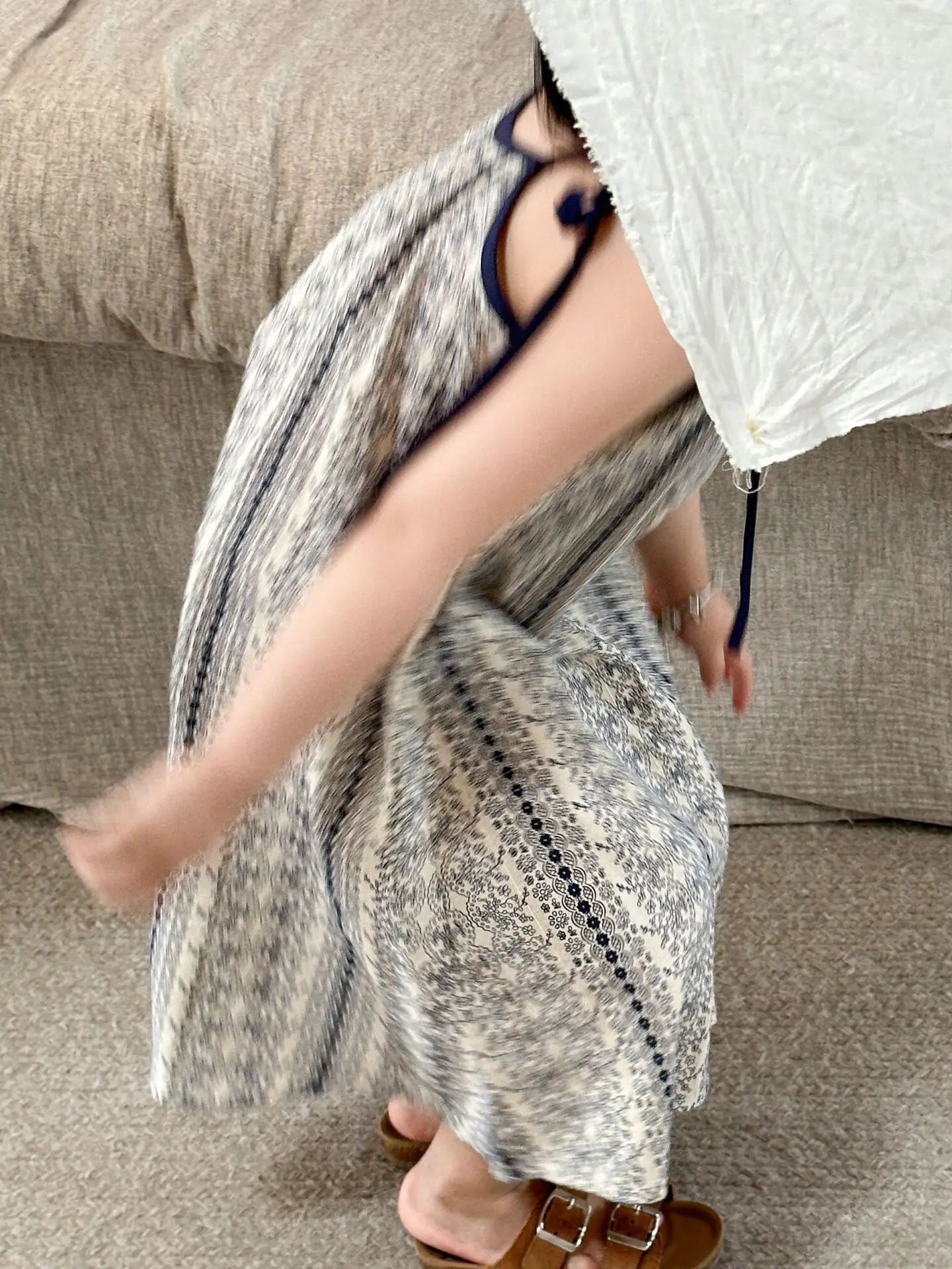Girls Casual Dresses Summer New Korea Childrens Clothing Korean New Lovely Fragmented Flowers Loose Fashion Striped