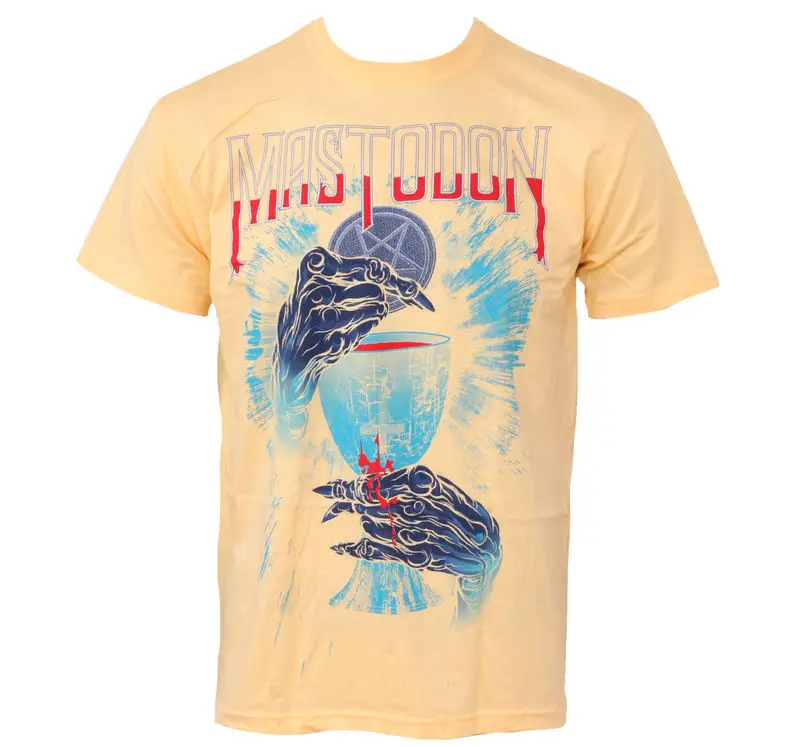 2026 Mastodon Graphic Cotton T-shirt Unisex Summer Short Sleeve Fashion Brand Tee Luxury Casual Vintage Tees