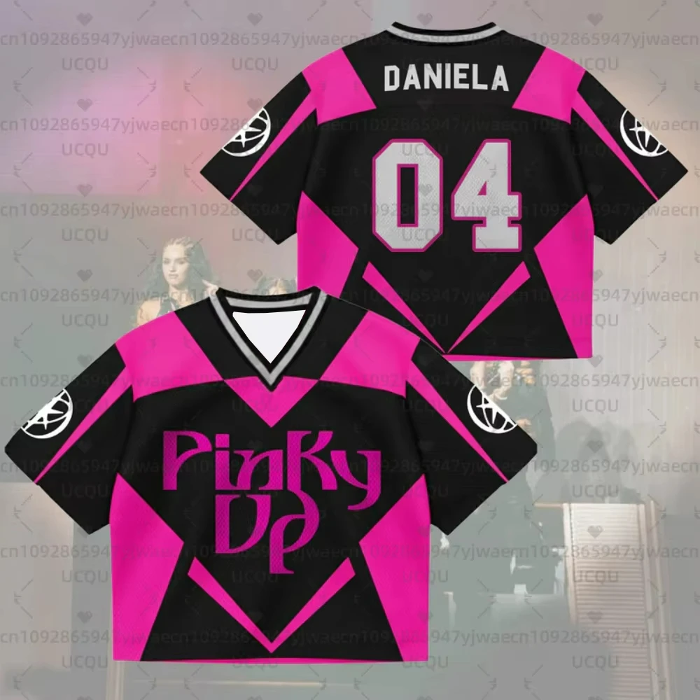 Summer Men's Women's Concert Outfit Katseye New Single Pinky Up Jersey Gifts For Fans Fans Gift Short Sleeve Casual T-shirt Tops