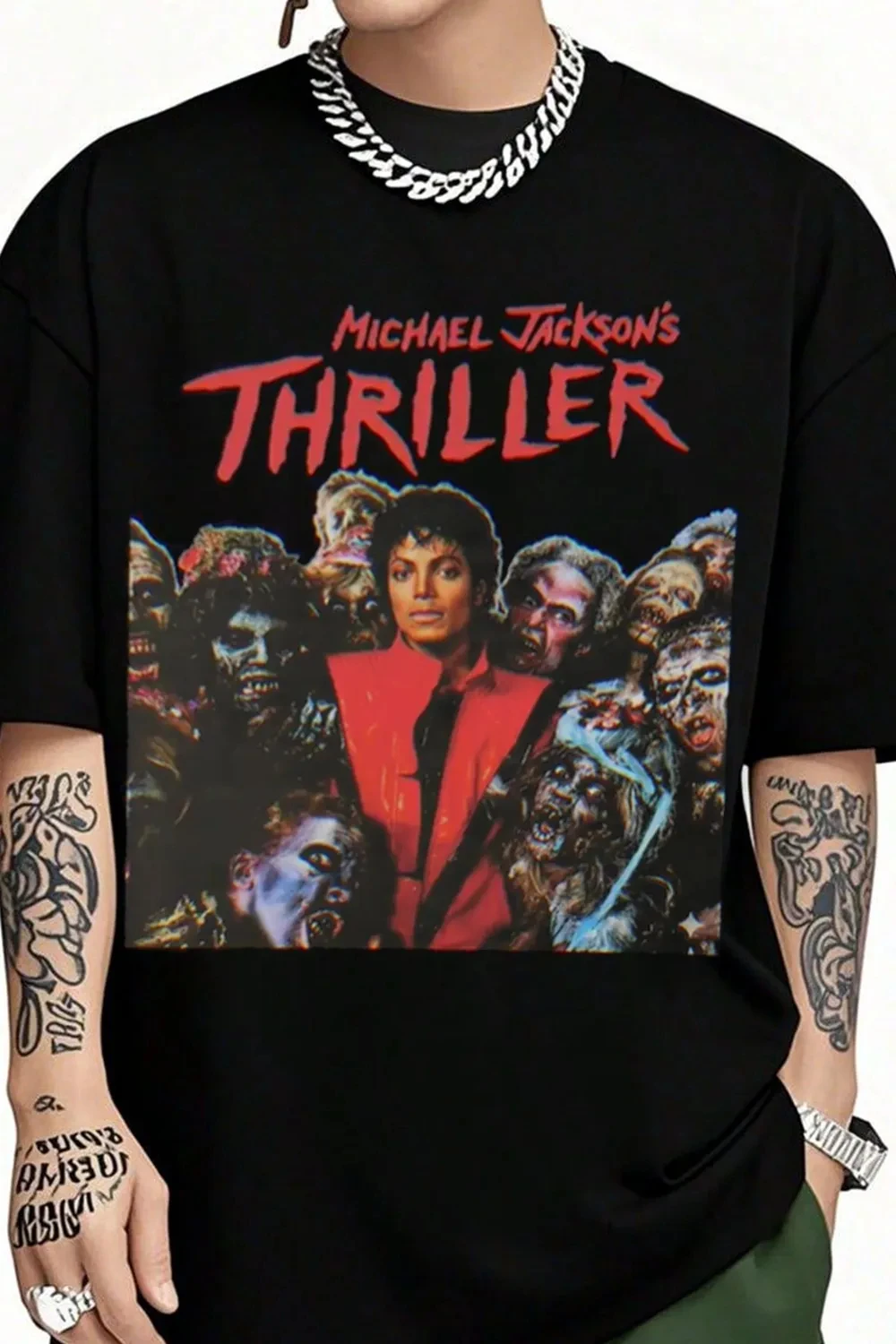 2026 Michael Jackson Graphic Tshirt Mens Womens Cotton Tees Ummer Casual Short Sleeve Round Neck Clothing Loose Tops Trend