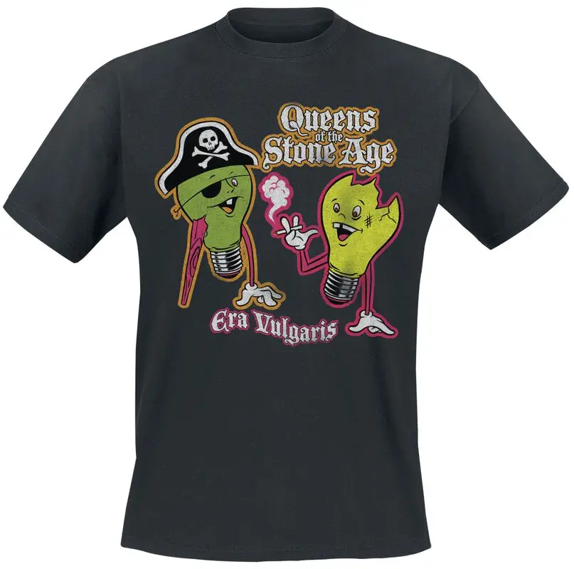 2026 Match Book Queens of The Stone Age T-Shirt Men Women Metal Rock Band Graphic Tee 100% Cotton Summer Streetwear Top