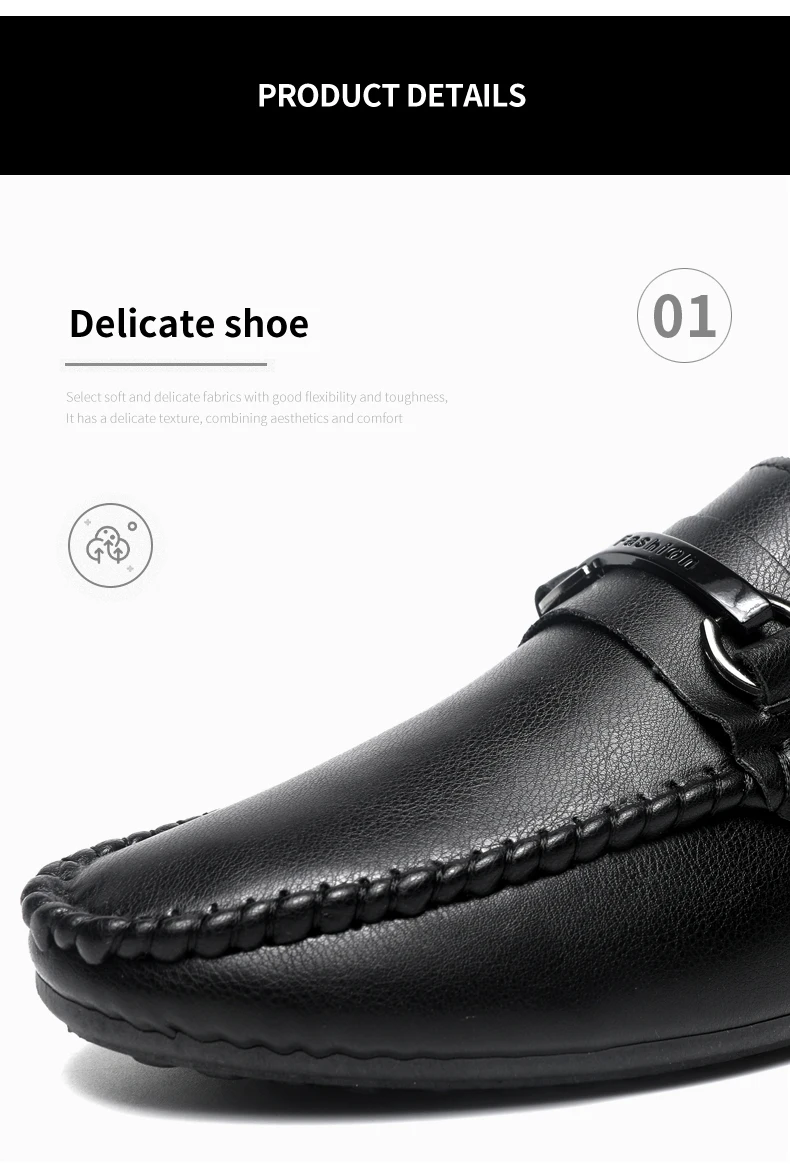 Summer Leather Casual Shoes For Men Half Shoes Comfortable Soft Men's Loafers Lightweight Flat Slip-on Shoes Man Daily Slippers