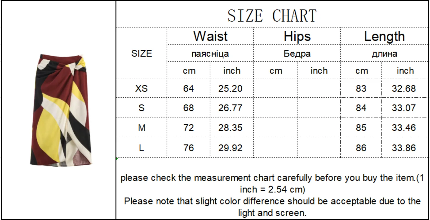 TFMLN Sexy Vintage Print Midi Skirt for Women Elegant Side Split Ruffles Long Skirt Casual Chic Summer Zipper Holiday Clothing