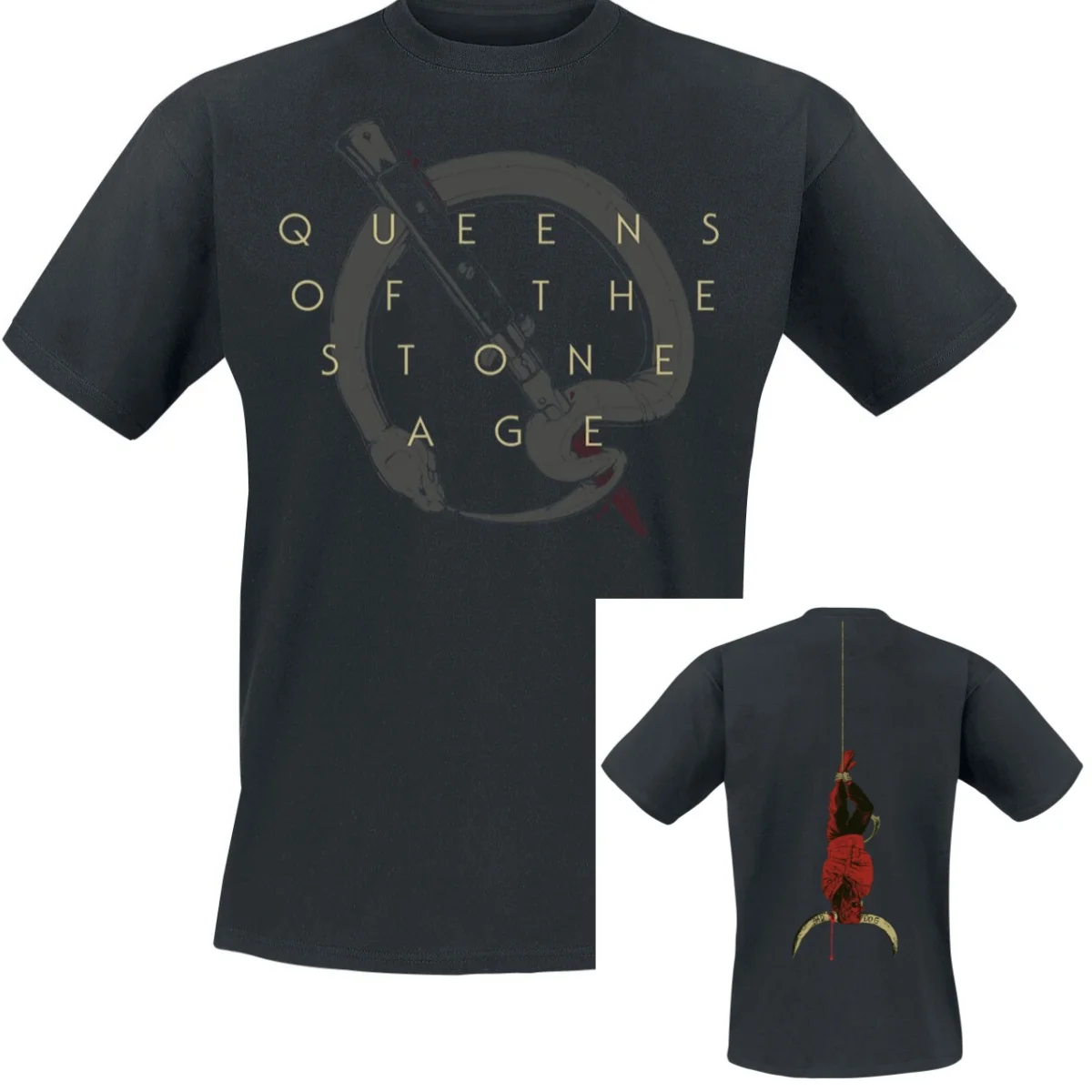 QOTSA Skull Queens of The Stone Age T-Shirt Men Women Metal Rock Band Graphic Tee Cotton Summer Streetwear Top