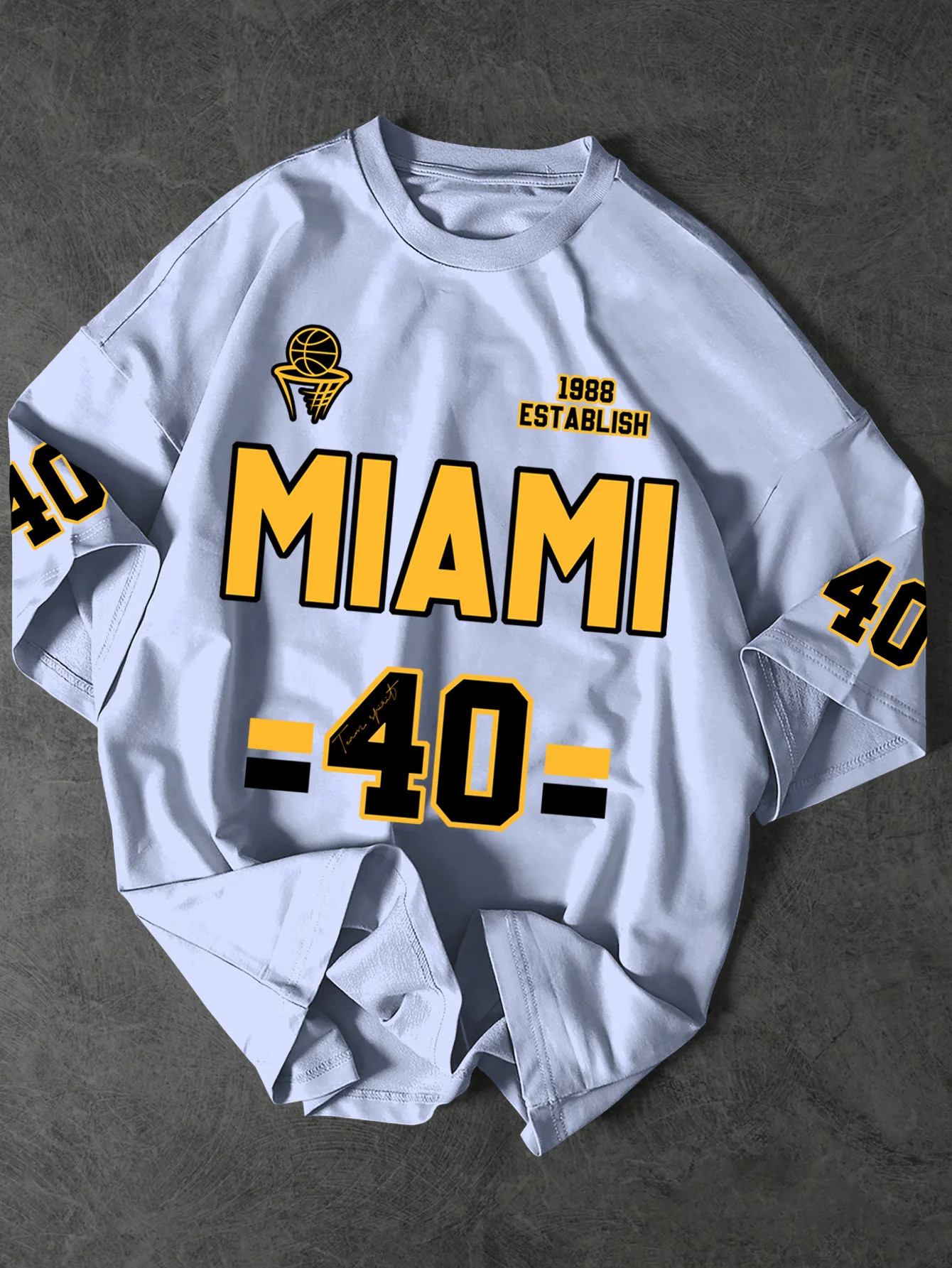 Vintage "Miami 1988" Sport Jersey Graphic T-Shirt
