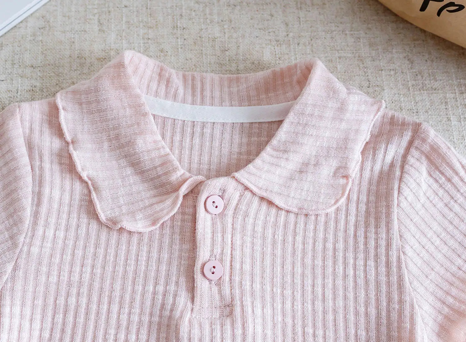 Girls' Short-Sleeve T-Shirt, Summer Korean-Style Sweet Doll Collar Top for Young Girls, Fashionable Base Layer for Toddlers