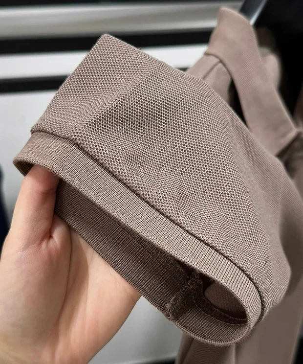 100% pure cotton high-end brand men's short sleeve polo shirt 2026summer luxury classic fashion golf top casual business T-shirt