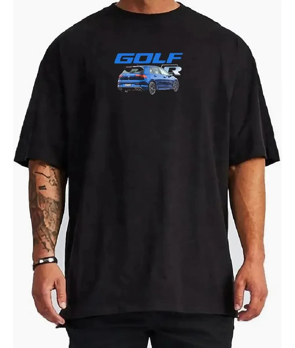 Men's Compact Hatchback Sport Car Vintage T-Shirt, Performance Blueprint Streetwear Graphic Washed Tee