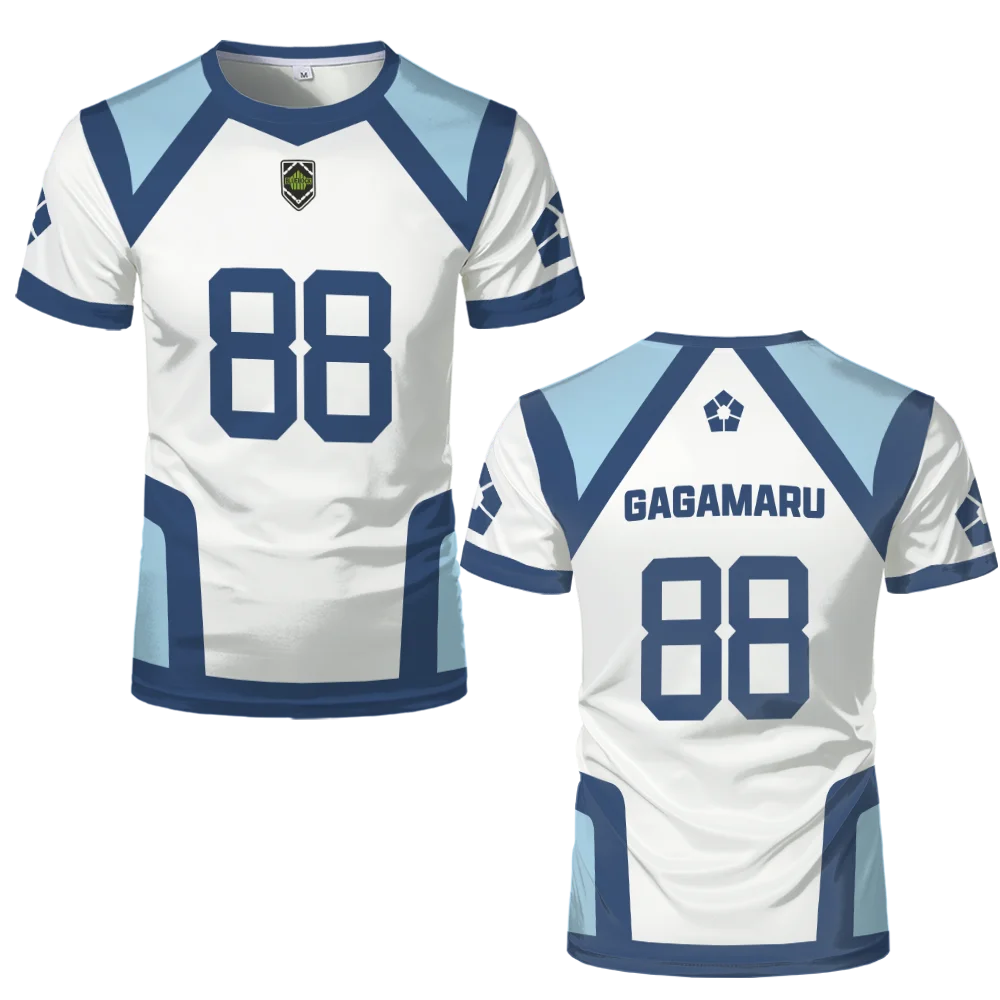 Popular Blue Lock Jersey Nagi Seishiro Uniform 3D Print Anime T-Shirt Summer 2026 New Men Women Cosplay Sports Football Top