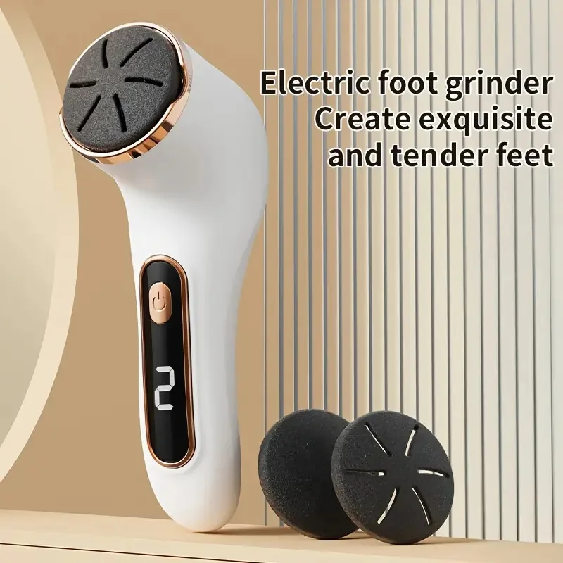 Electric Foot Grinder, USB Charging Foot Polishing Machine, Foot Skin Grinder, Heel Calluses and Dead Skin Removal Tool