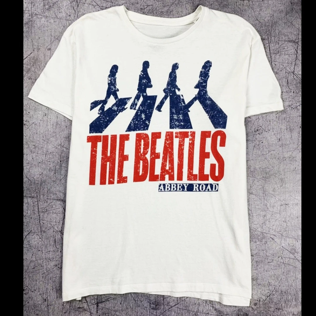 The Beatles Vintage Rock Cotton Men's Clothing Short Sleeve Y2k Selling Popular Fashion Daily Street Style Summer New T-shirt