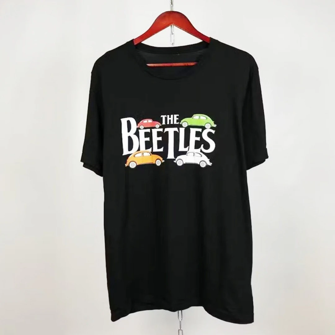 The Beatles Vintage Rock Cotton Men's Clothing Short Sleeve Y2k Selling Popular Fashion Daily Street Style Summer New T-shirt