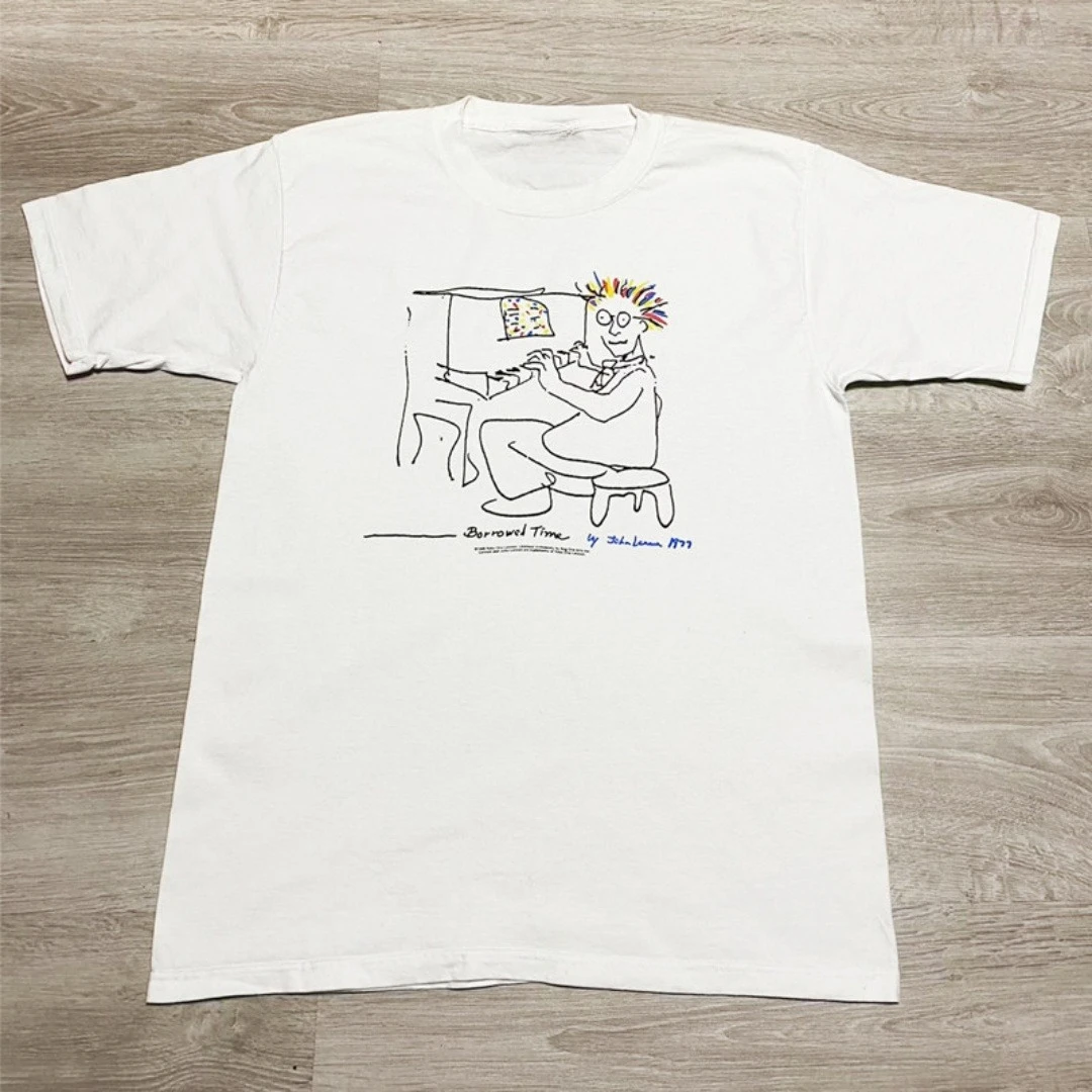 The Beatles Vintage Rock Cotton Men's Clothing Short Sleeve Y2k Selling Popular Fashion Daily Street Style Summer New T-shirt