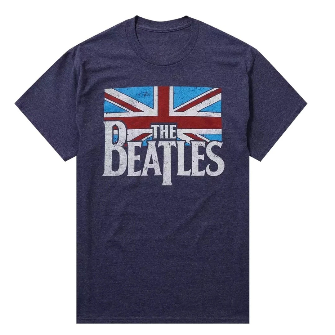 The Beatles Vintage Rock Cotton Men's Clothing Short Sleeve Y2k Selling Popular Fashion Daily Street Style Summer New T-shirt