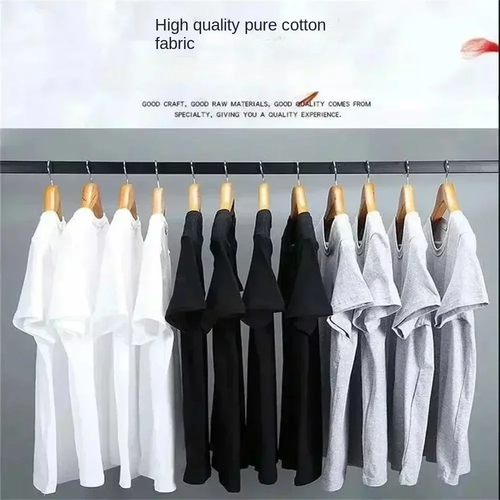 Pat Outdoor Men's and Women's Summer Wolf Print Pure Cotton Short-sleeved T-shirts Are Simple and Fashionable
