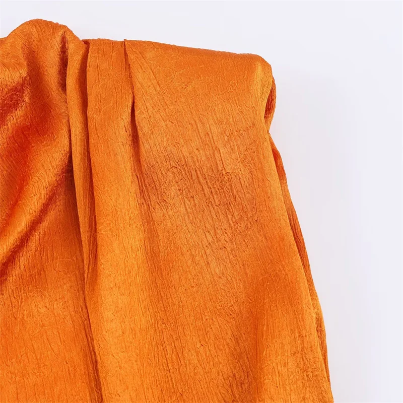 New satin-textured bow decoration top, casual and versatile, elegant and graceful