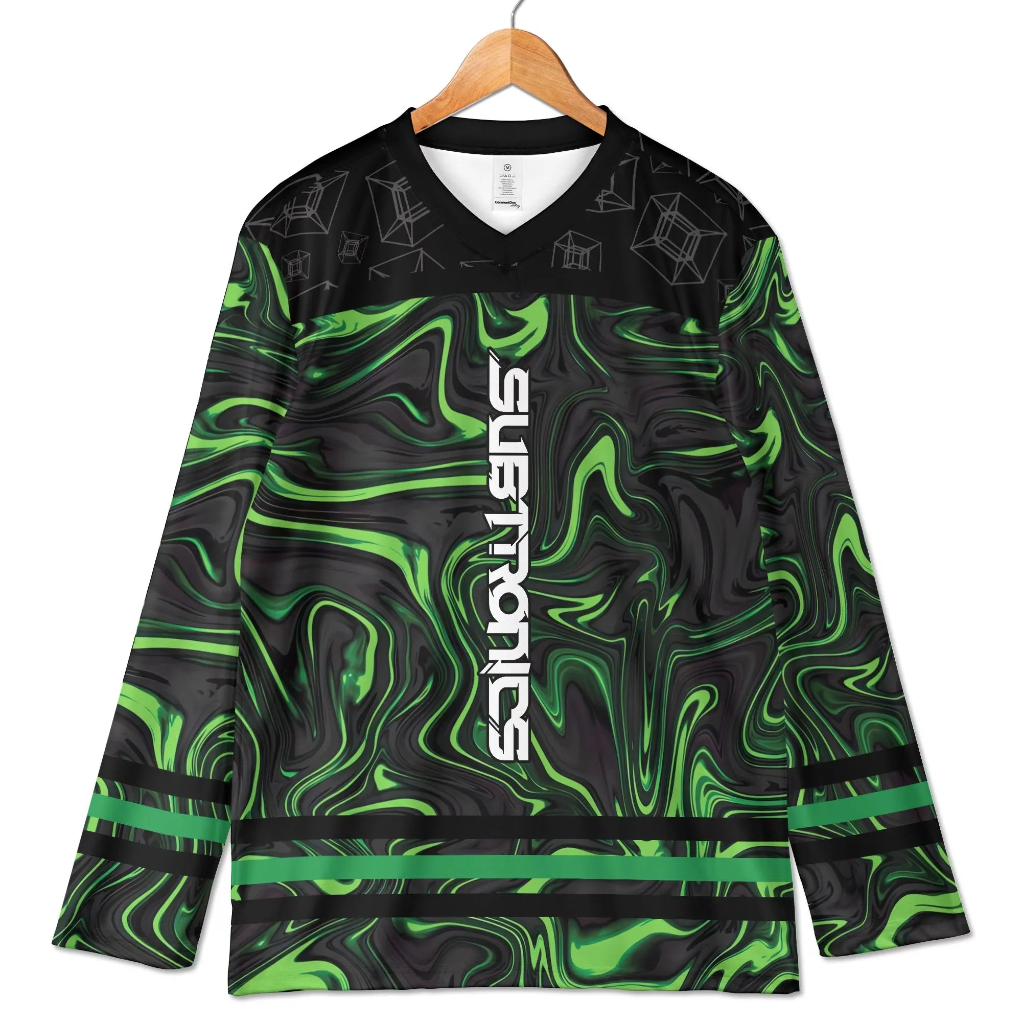 Spring Summer Men's Long-Sleeved Top Subtronics Rave Jersey Cyclop Hockey Shirt Bold Festival Outfit Athleisure Quick-drying Top