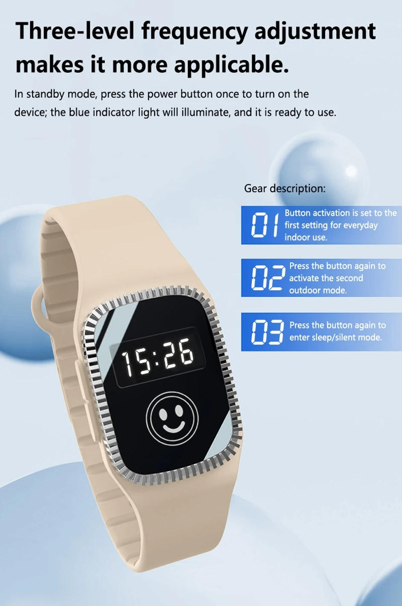 Lenovo Mosquito Repellent Bracelet Anti Mosquito Wristband DEET Free Outdoor Camping Hiking Waterproof Kids Adult