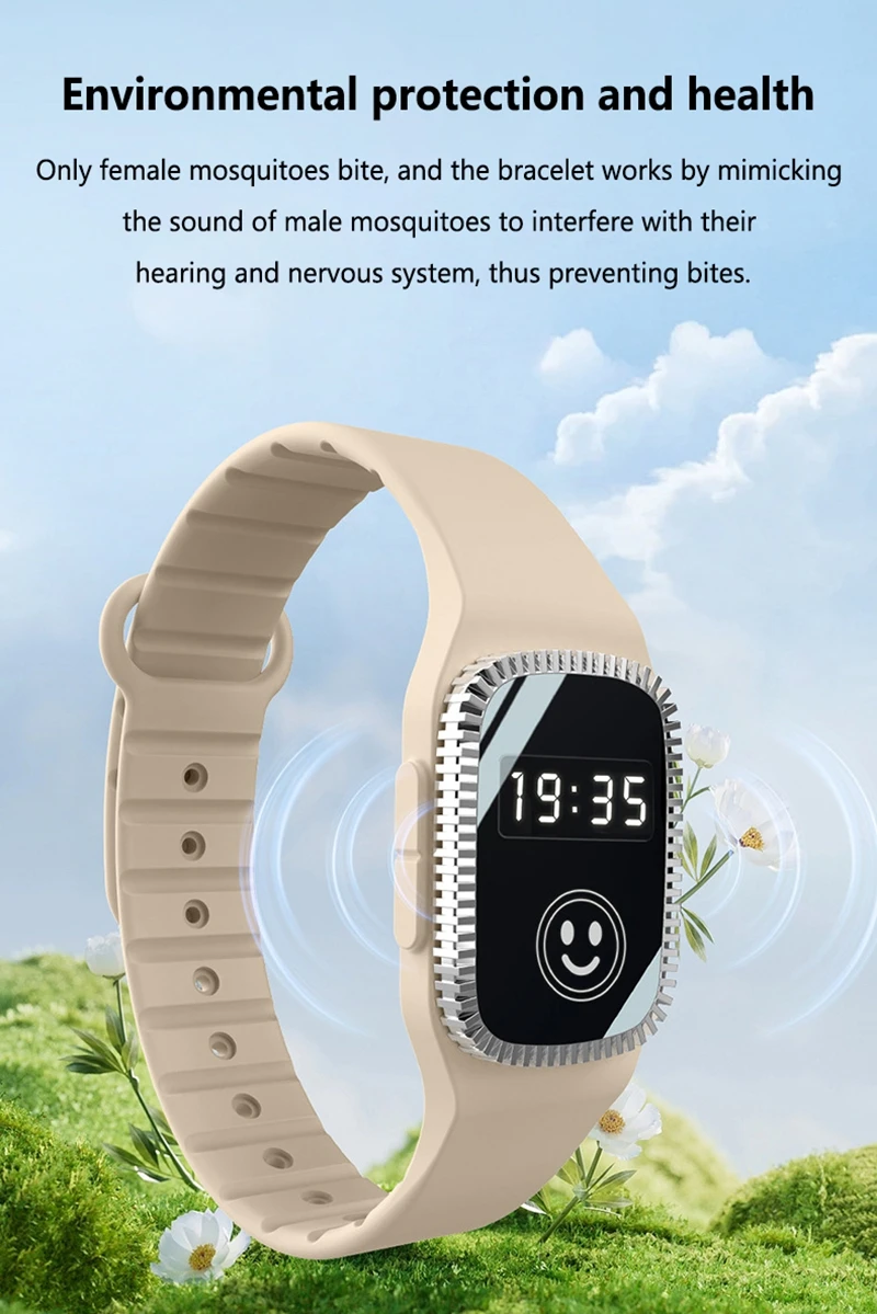 Lenovo Mosquito Repellent Bracelet Anti Mosquito Wristband DEET Free Outdoor Camping Hiking Waterproof Kids Adult