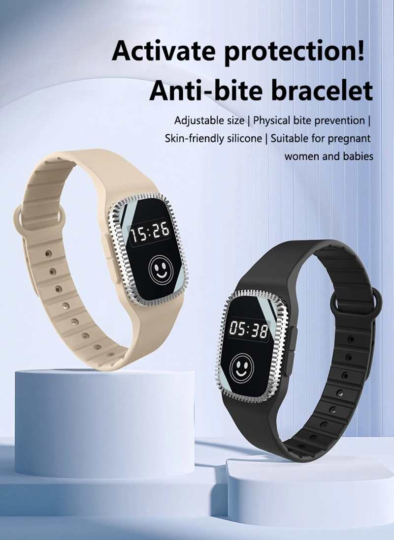 Lenovo Mosquito Repellent Bracelet Anti Mosquito Wristband DEET Free Outdoor Camping Hiking Waterproof Kids Adult