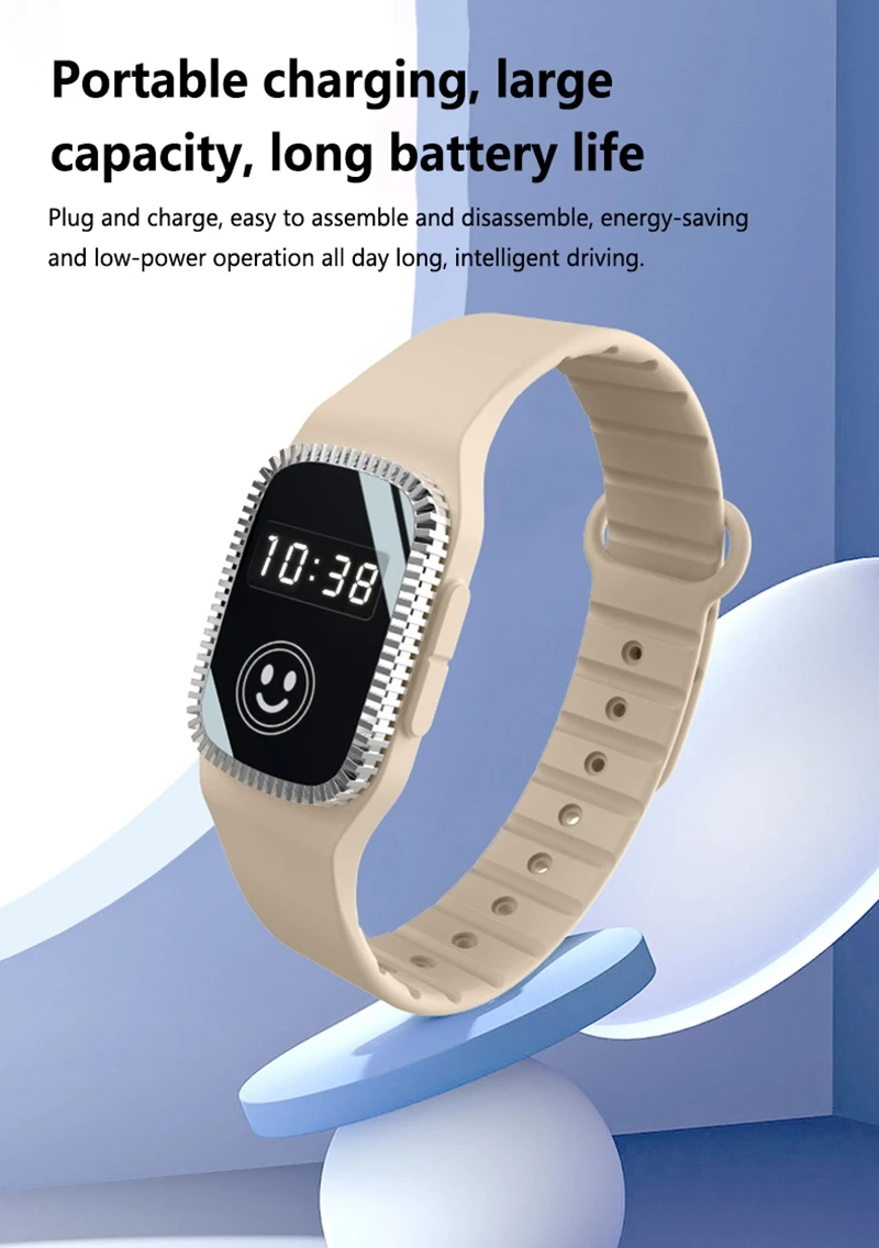 Lenovo Mosquito Repellent Bracelet Anti Mosquito Wristband DEET Free Outdoor Camping Hiking Waterproof Kids Adult