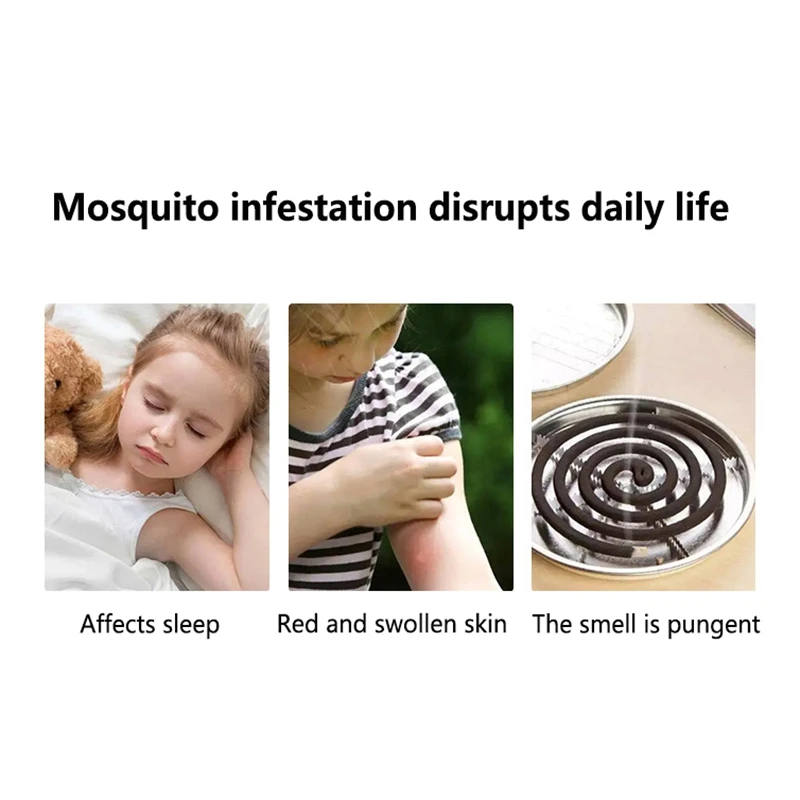 Lenovo Mosquito Repellent Bracelet Anti Mosquito Wristband DEET Free Outdoor Camping Hiking Waterproof Kids Adult