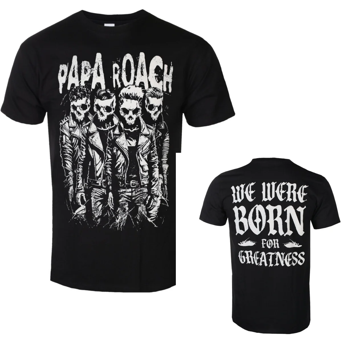 Hot Papa Roach Graphic Cotton T-shirt Unisex Summer Short Sleeve Fashion Brand Tee Luxury Casual Vintage Tees