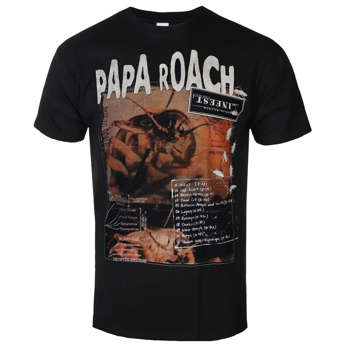 Hot Papa Roach Graphic Cotton T-shirt Unisex Summer Short Sleeve Fashion Brand Tee Luxury Casual Vintage Tees