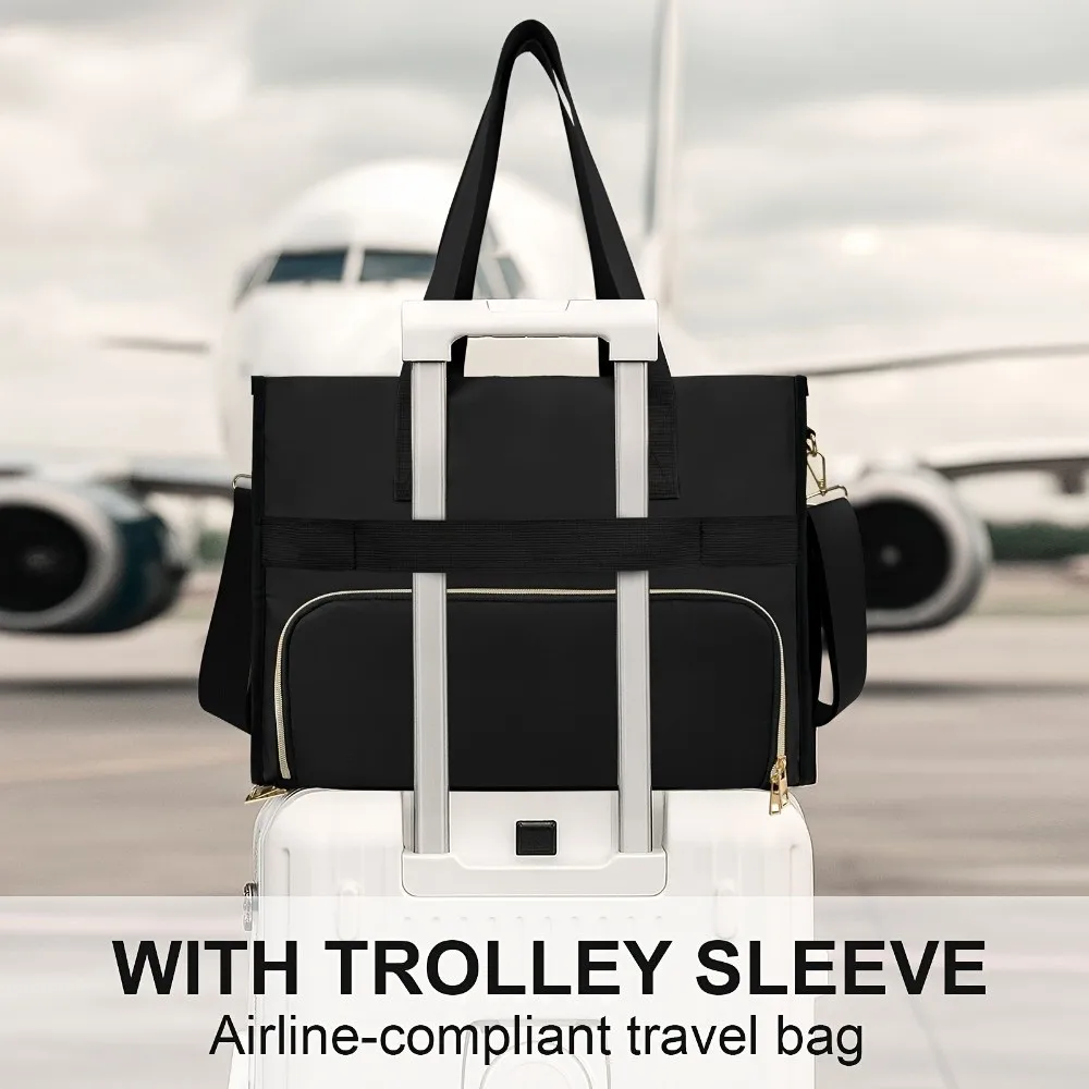 New Multifunctional Insulated Lunch Bag Thermal Oxford Fabric Work Tote Bag Shoulder Strap Leak-Proof Cooler Lunch Box Travel