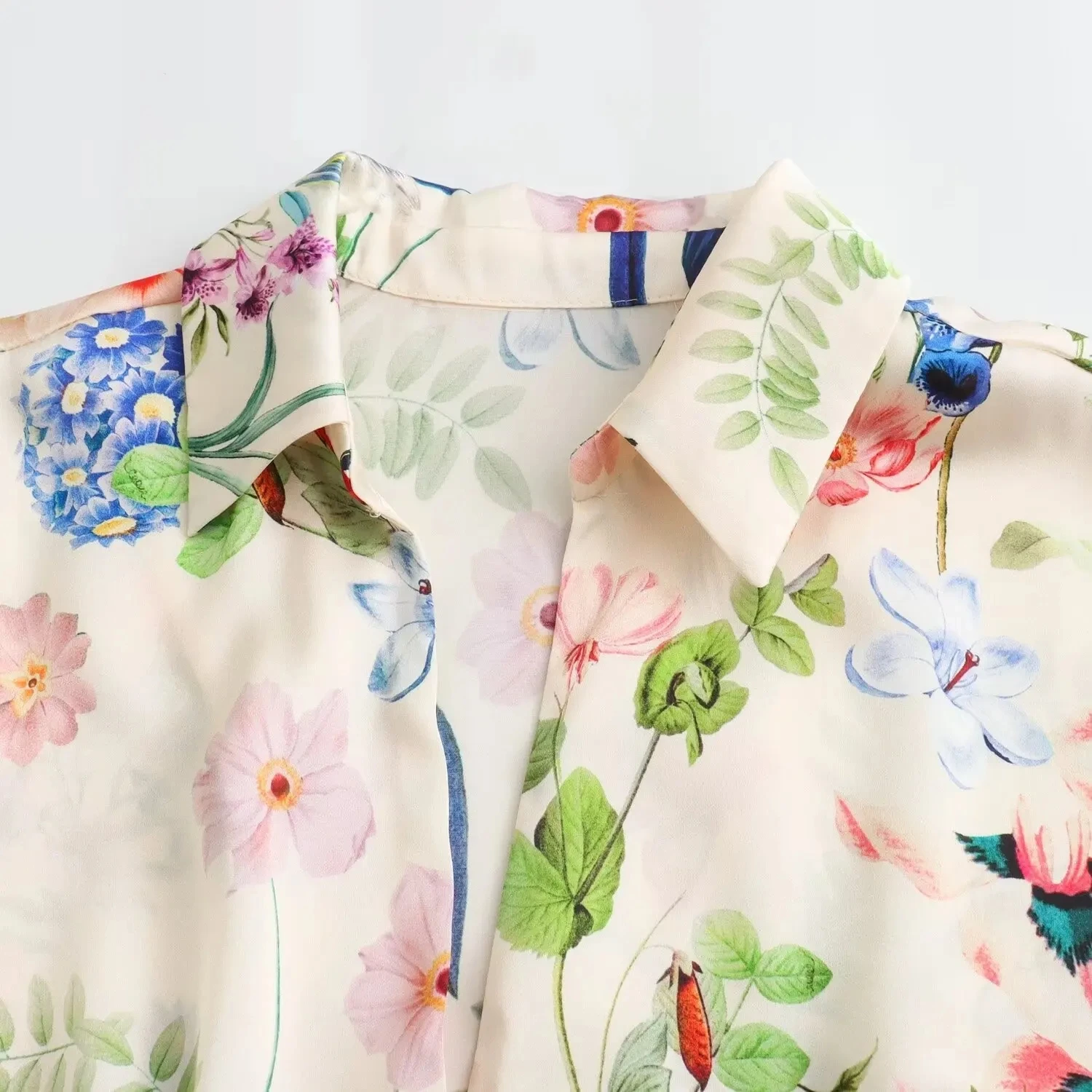 HH Boho Women Short Sleeve Summer Floral Print Dress Single Breasted Belt Slim Dress Woman Casual Vacation Beach Mini Dresses